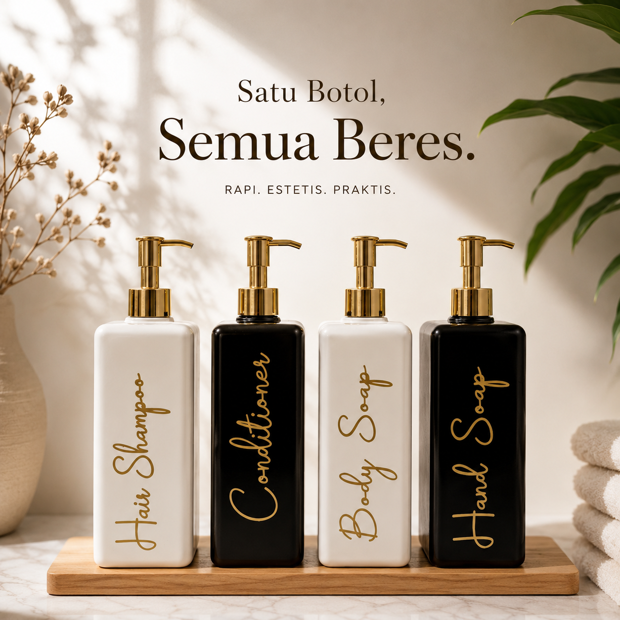 Botol Pump 500ML Refil Isi Ulang